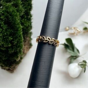Gold Leaf Ring